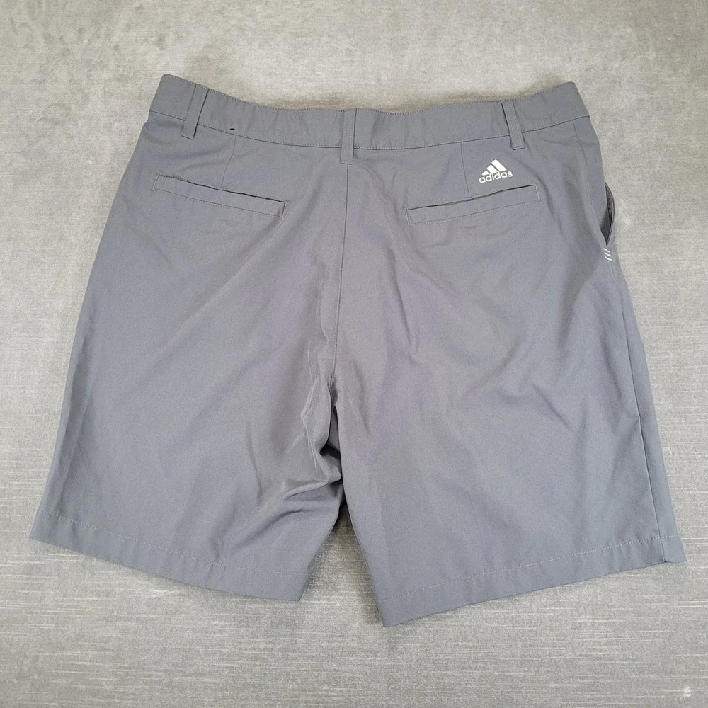 Adidas Golf Shorts Mens 36 Gray Ultimate365 Performance Stretch Flat Front